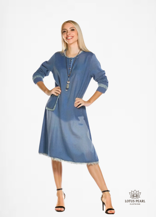 Gunda -  Loose Denim Dress