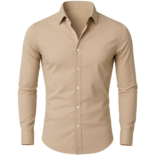 Men's Italian Wrinkle-free Slim-fit Collar Shirt