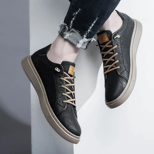 Men's Italian Genuine Leather Oxford Shoes
