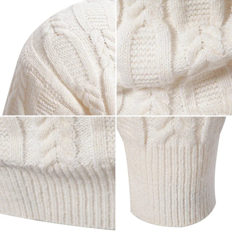 Men's Mock Turtleneck Sweater