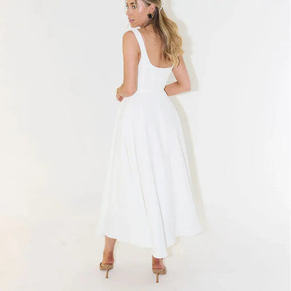 Ottilia - sleeveless, high-waisted long dress