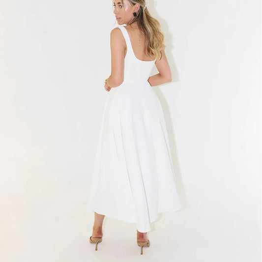 Ottilia - sleeveless, high-waisted long dress
