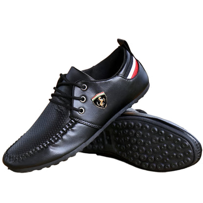 Men's  Lace-up Leather Lightweight Loafers