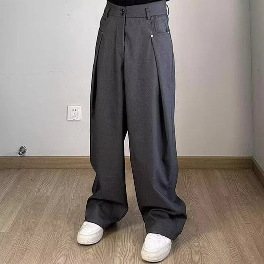 Men's Lightweight Wide Leg Trousers