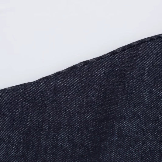 Morgane - denim midi dress with lapel side zipper