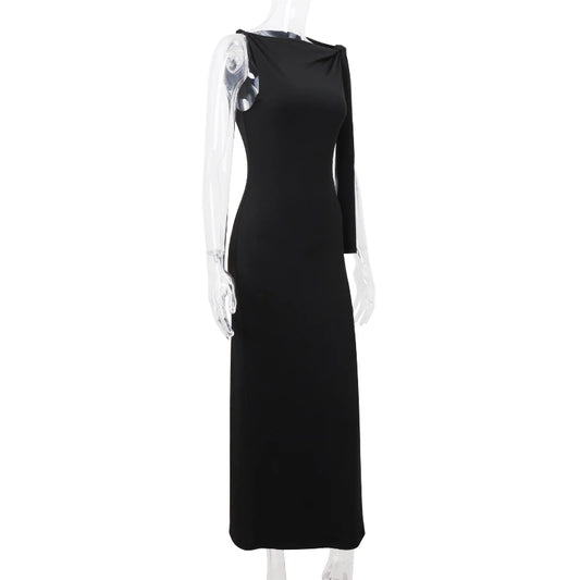 Pricilla - Solid O-Neck Sleeveless Dress