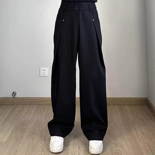 Men's Lightweight Wide Leg Trousers