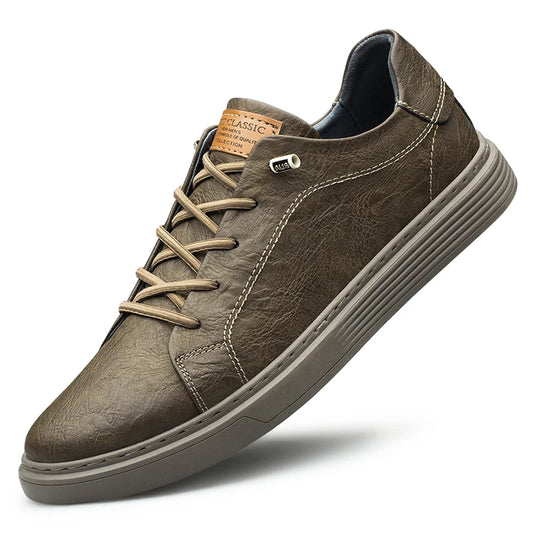 Men's Italian Genuine Leather Oxford Shoes