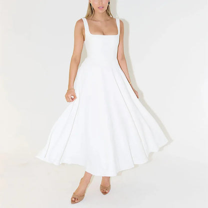 Ottilia - sleeveless, high-waisted long dress
