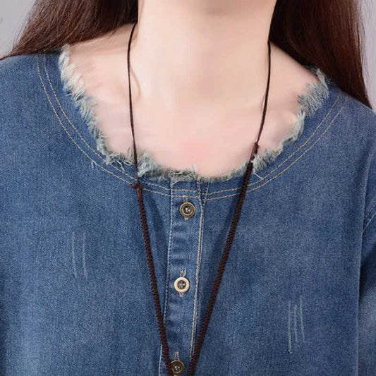 Gunda -  Loose Denim Dress