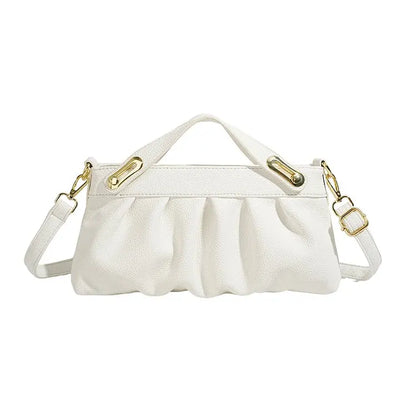 ‌Pleated Underarm Purse‌ - Lotus Pearl Clothing,  -  []