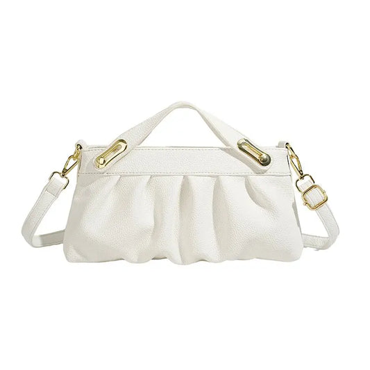 ‌Pleated Underarm Purse‌ - Lotus Pearl Clothing,  -  []