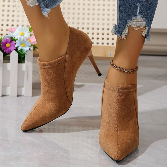 Pointed Head Stilito Heels Comfortable - Lotus Pearl Clothing,  -  []