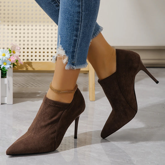 Pointed Head Stilito Heels Comfortable - Lotus Pearl Clothing,  -  []