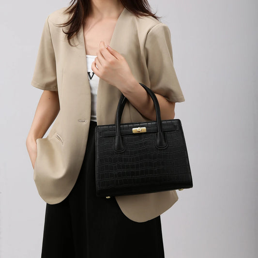 Luxury Feel Handbag 3-Piece Set - Lotus Pearl Clothing,  -  []