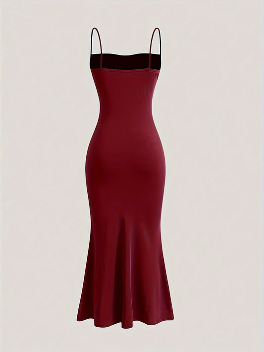 Patty - Solid Color Ruched Cami Dress - Lotus Pearl Clothing,  -  []