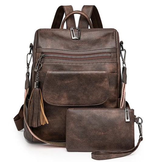 Women's Small Fashion Backpack - Lotus Pearl Clothing,  -  []