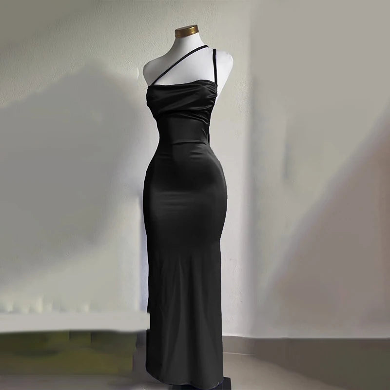 Carmen -  high-end Black long dress - Lotus Pearl Clothing,  -  []