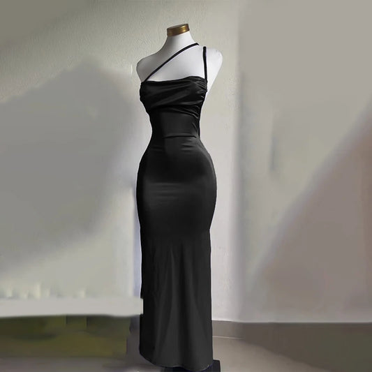 Carmen -  high-end Black long dress - Lotus Pearl Clothing,  -  []