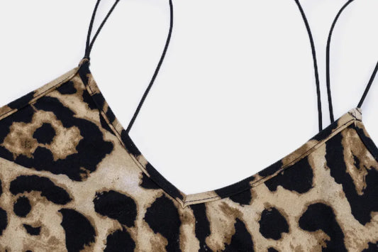 Carey - Leopard Bodycon Midi Dress - Lotus Pearl Clothing,  -  []