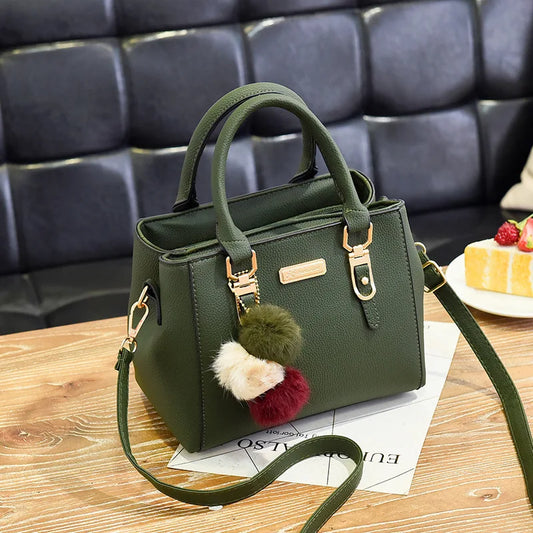 Plush Tassel Crossbody Bag - Lotus Pearl Clothing,  -  []