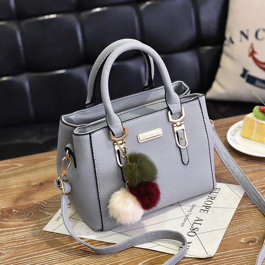 Plush Tassel Crossbody Bag - Lotus Pearl Clothing,  -  []