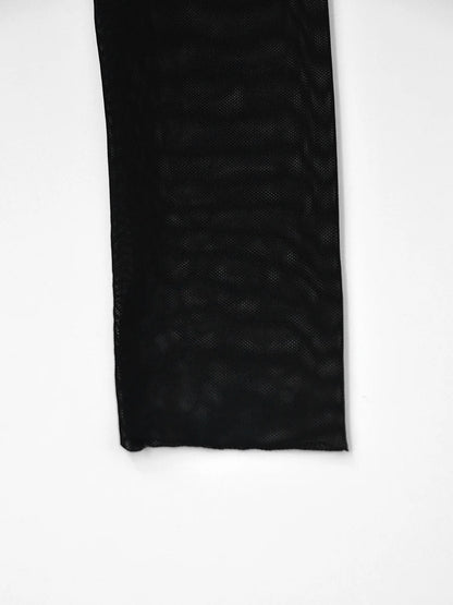 Paige - Sexy Mesh Maxi Dress Long Sleeves Slim Turtleneck Dress Sheer - Lotus Pearl Clothing,  -  []