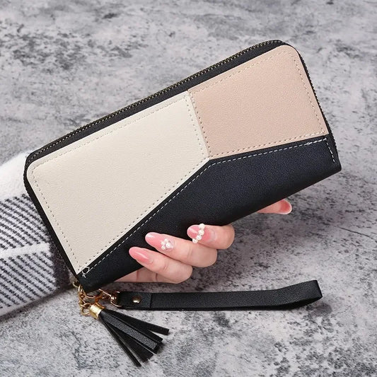 Women's Long Zipper Wallet - Lotus Pearl Clothing,  -  []