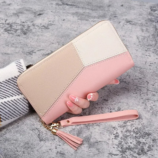 Women's Long Zipper Wallet - Lotus Pearl Clothing,  -  []