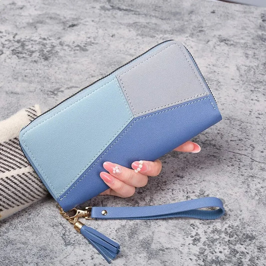 Women's Long Zipper Wallet - Lotus Pearl Clothing,  -  []