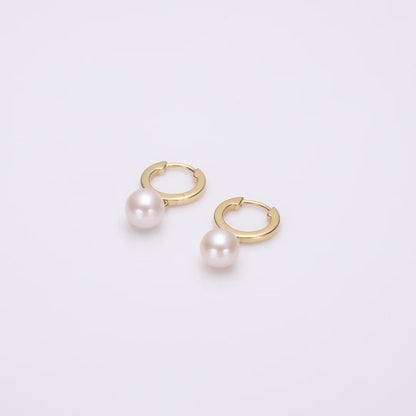 The Lotus Pearl Earrings